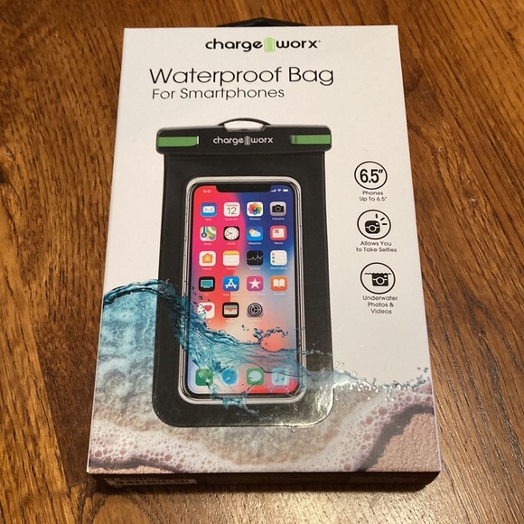 🌸NIB CHARGE WORX Waterproof Bag for smartphone - up to 6.5” - Picture 3 of 8